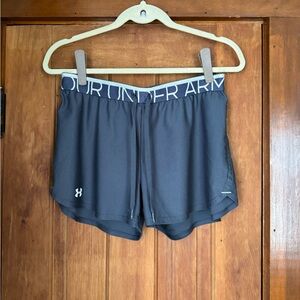 Under Armour Women's Dark Gray Athletic Shorts